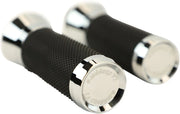 La Choppers Grips - Chrome, 1-inch Handlebar