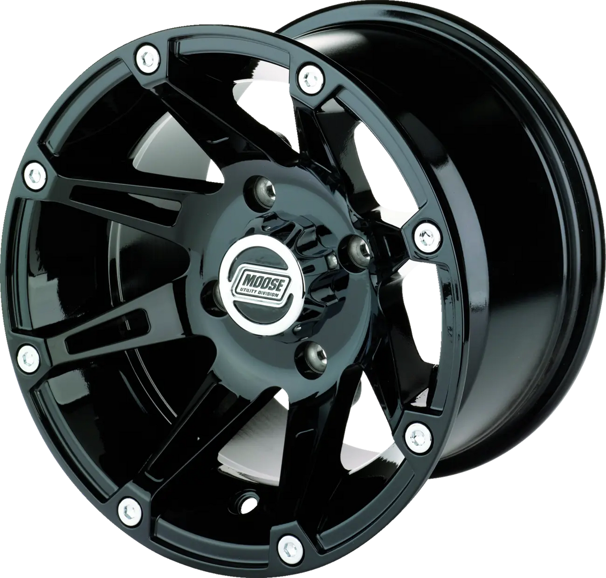 Moose Offroad 387X Wheel 14x7 4/136 4+3 Black