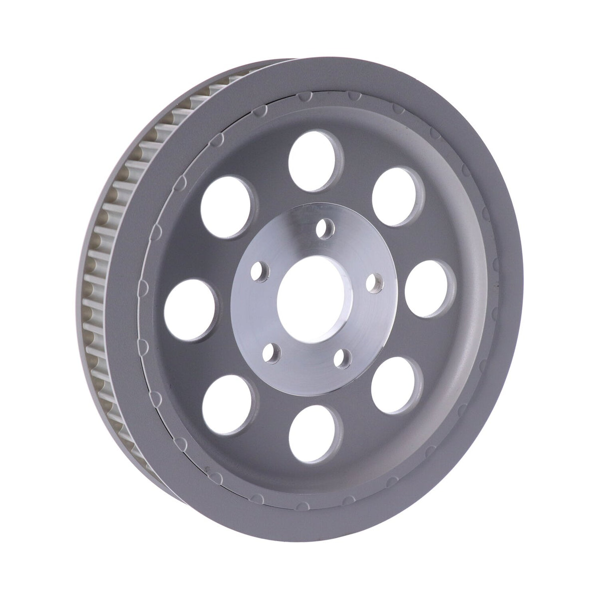MCS Reproduction OEM style wheel pulley 61t 1-1/2" belt - Silver