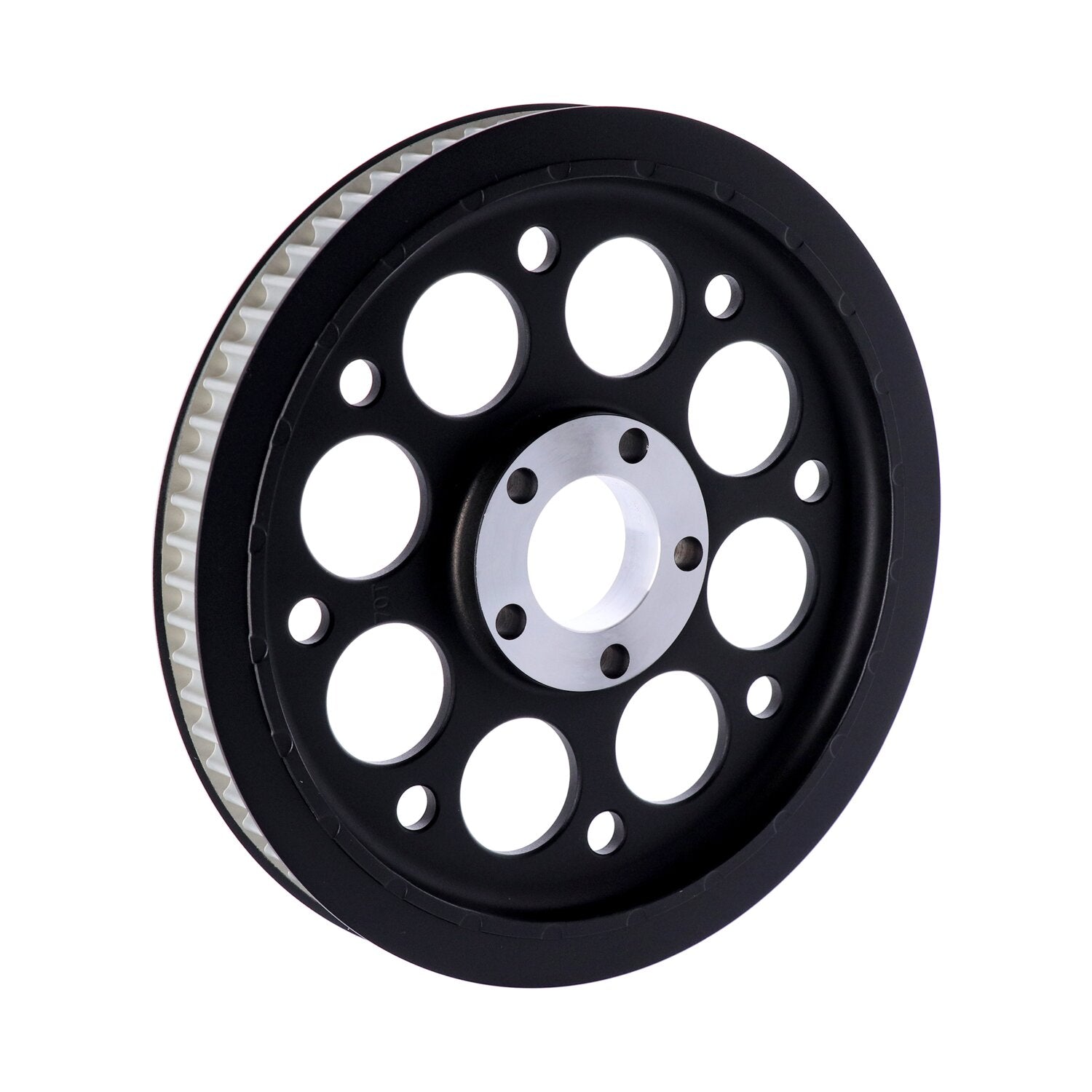 MCS Reproduction OEM style wheel pulley 70t 1-1/8" belt - Black
