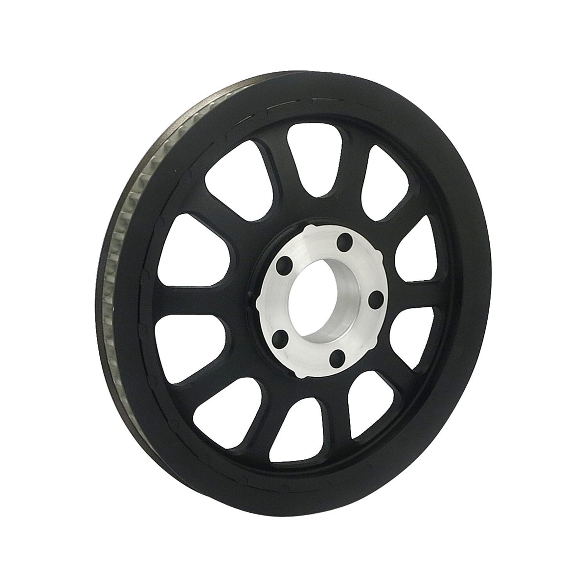 MCS Reproduction OEM style wheel pulley 66t 20mm belt - Black