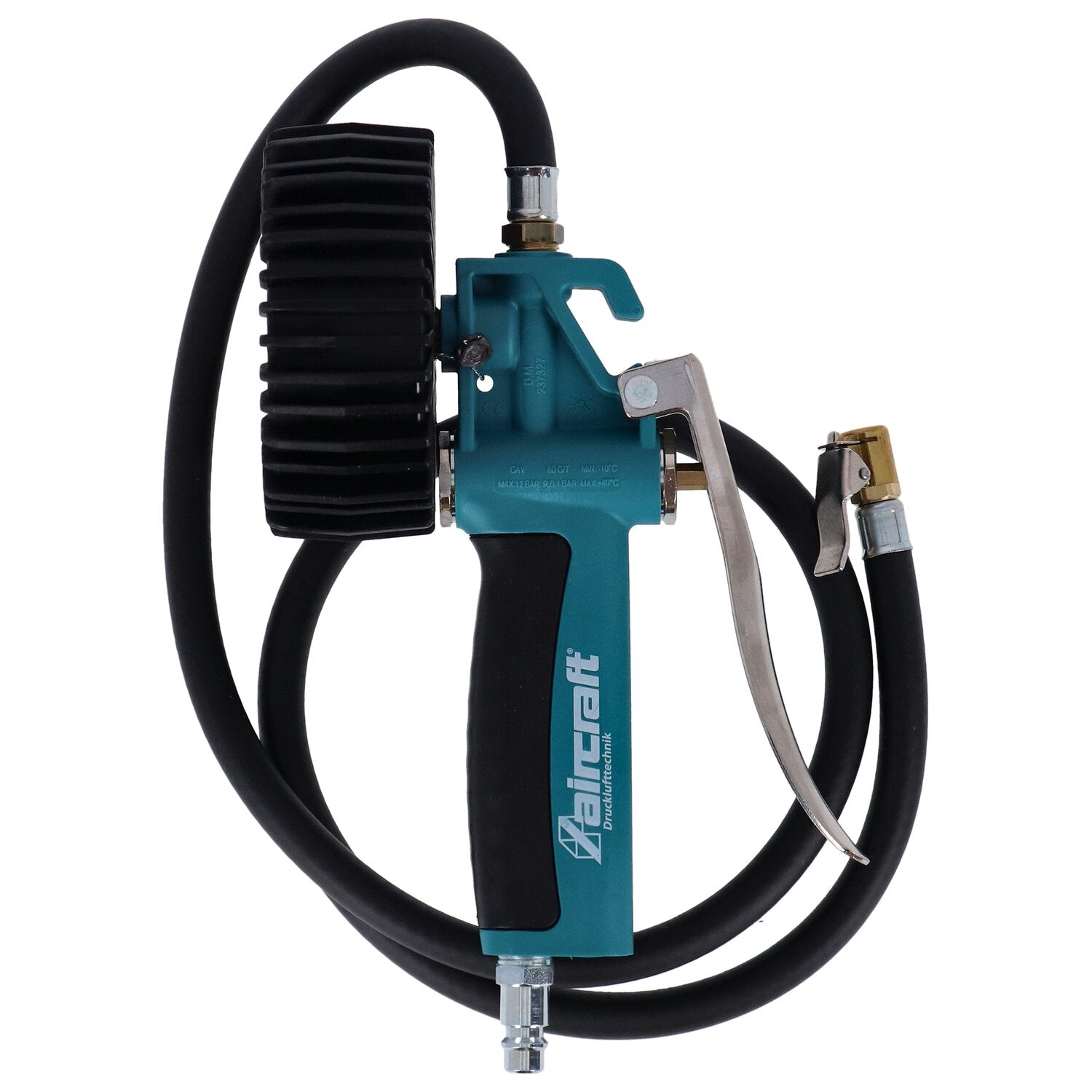 Tengtools Aircraft tire inflator with 0-10 bar gauge