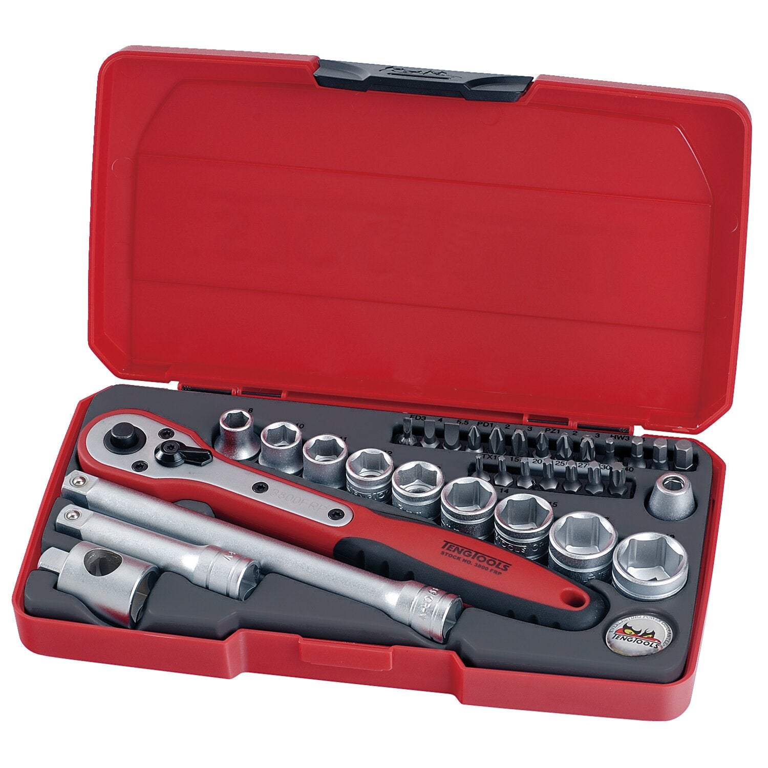 Teng Tools 3/8" socket wrench set - Metric 34pc