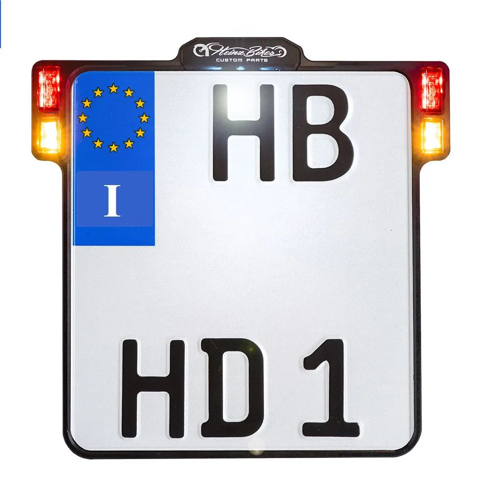 Heinz Bikes 3-in-1 License Plate Holder For Eu