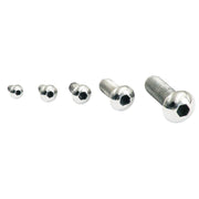 Gardner-Westcott M4 x 8mm buttonhead bolt polished ss