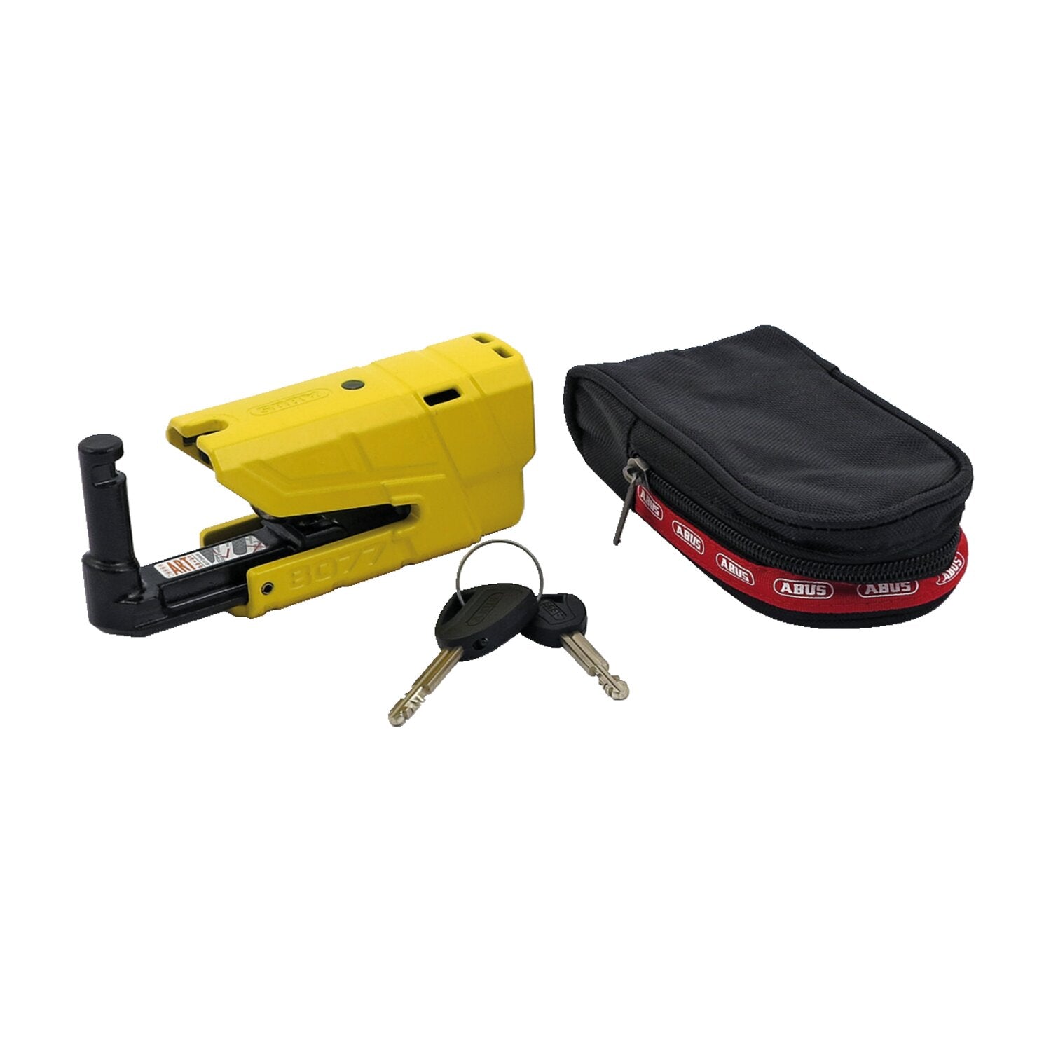 Abus 8077 Granit Detecto XPlus 2.0 disc brake lock - Yellow