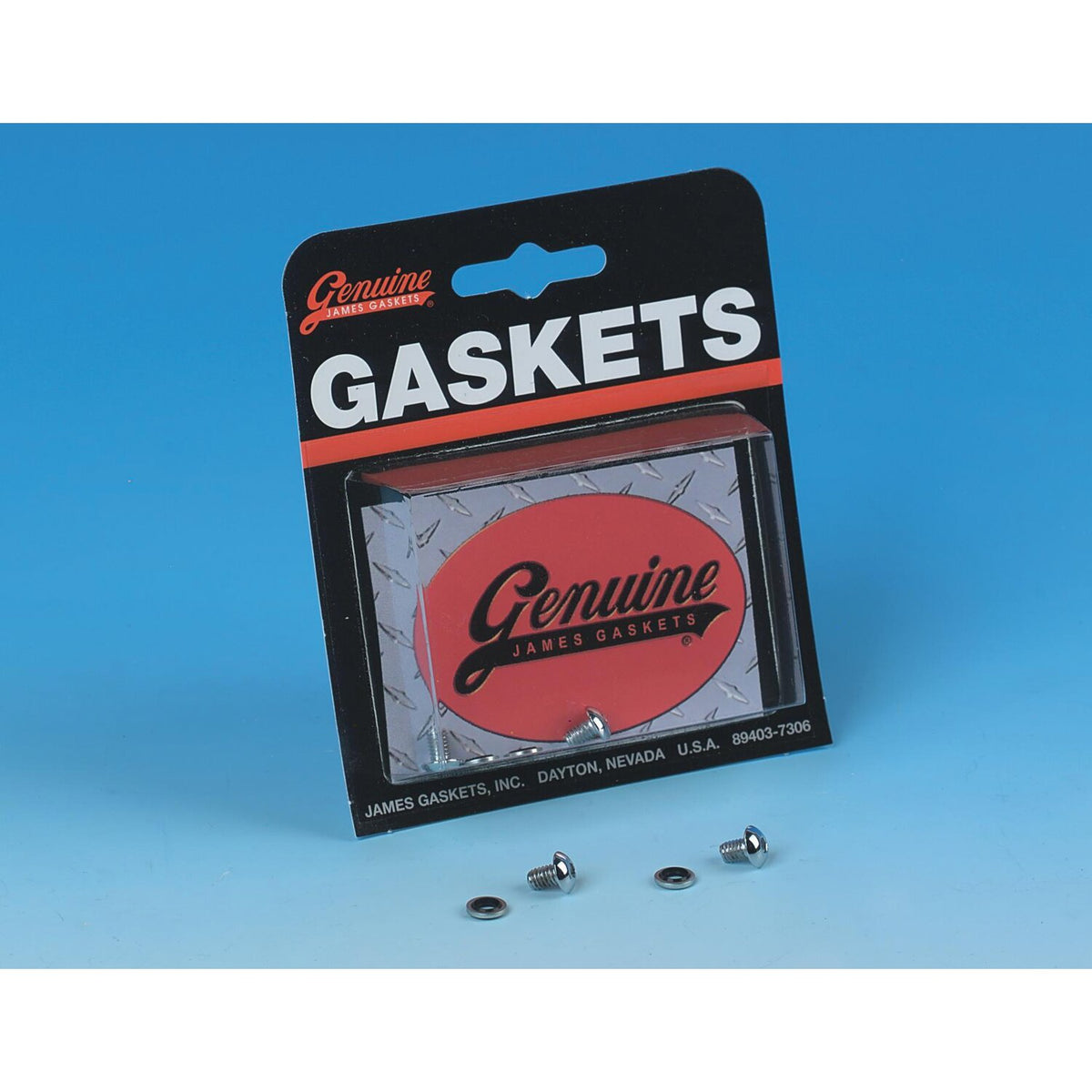 James Gaskets fork slider drain screws - Chrome button head