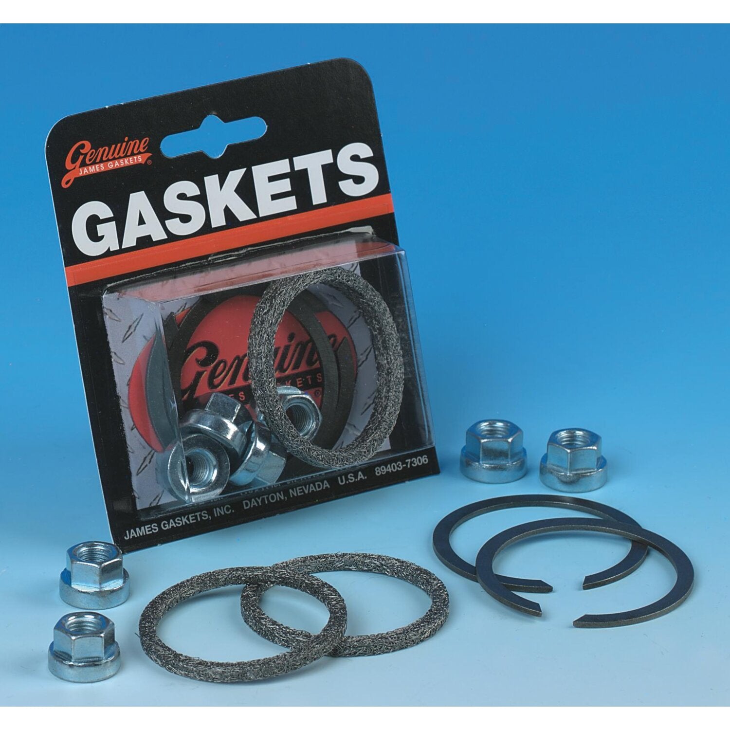 James Gaskets James exhaust gasket & mount kit - Wire/Graphite gaskets