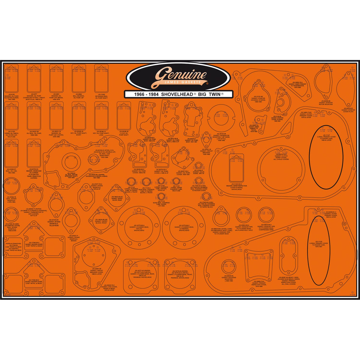 James gasket & seal board - Shovelhead