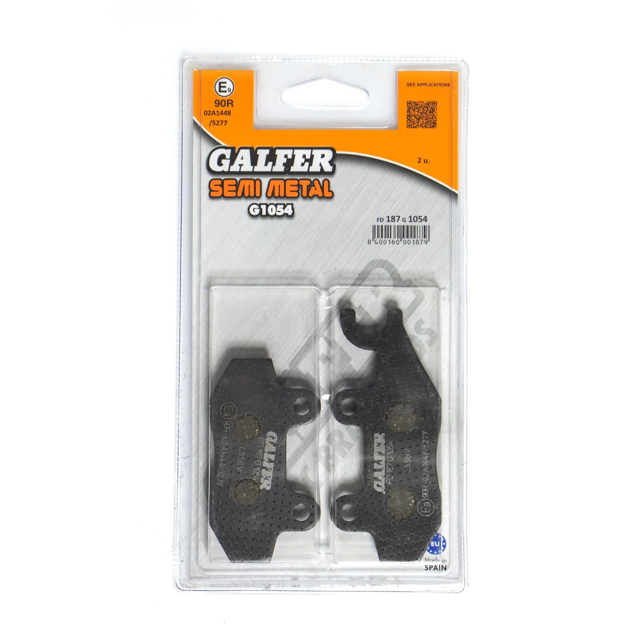 Galfer Semi-metalliske Bremseklodser til Motorcykel OEM Udskiftning - For og Bag