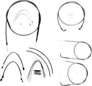 MAGNUM SHIELDING Black Pearl Handlebar Kit for 12-14" Ape Hangers
