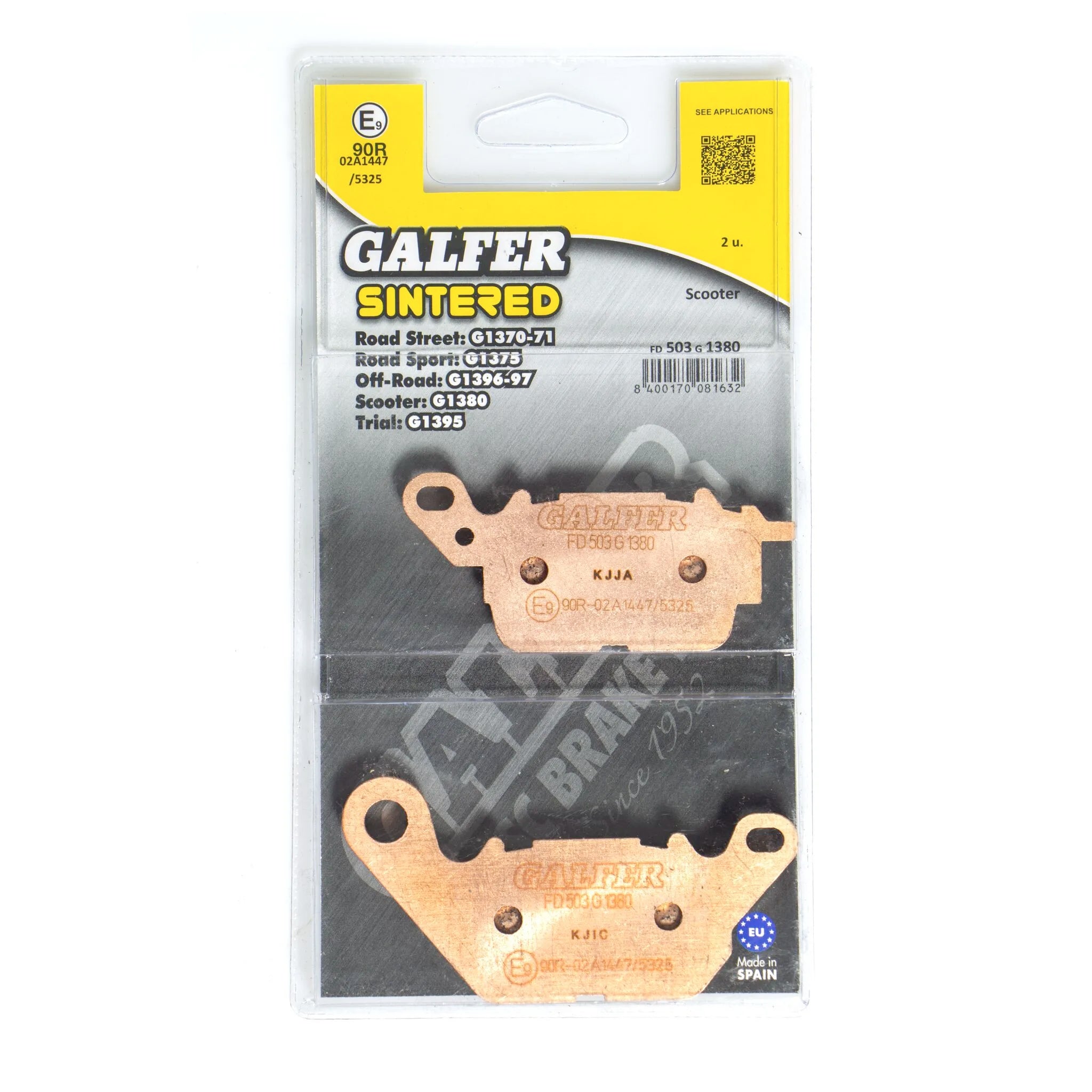 Galfer Hh Sintered Brake Pads Set - Front
