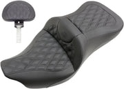 Saddlemen Roadsofa Lattice Stitch Seat - For Harley Davidson