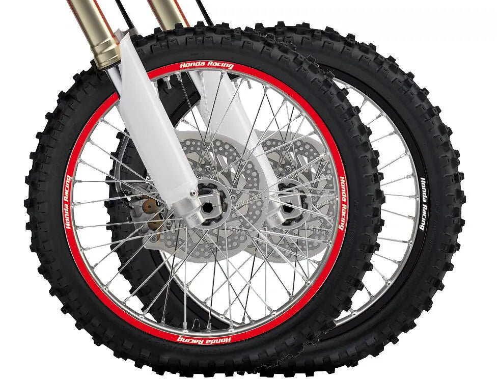 Blackbird Racing Rim Decal - Honda Racing - Red