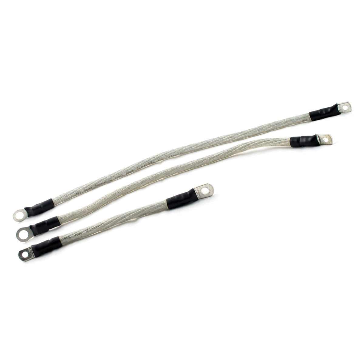 All Balls battery cable kit - Clear - 9" 30" 30"