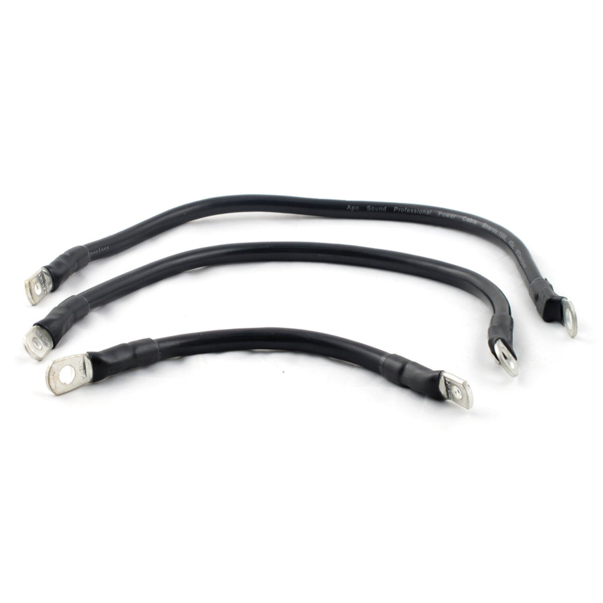 All Balls battery cable kit - Black - 12" 16" 16"