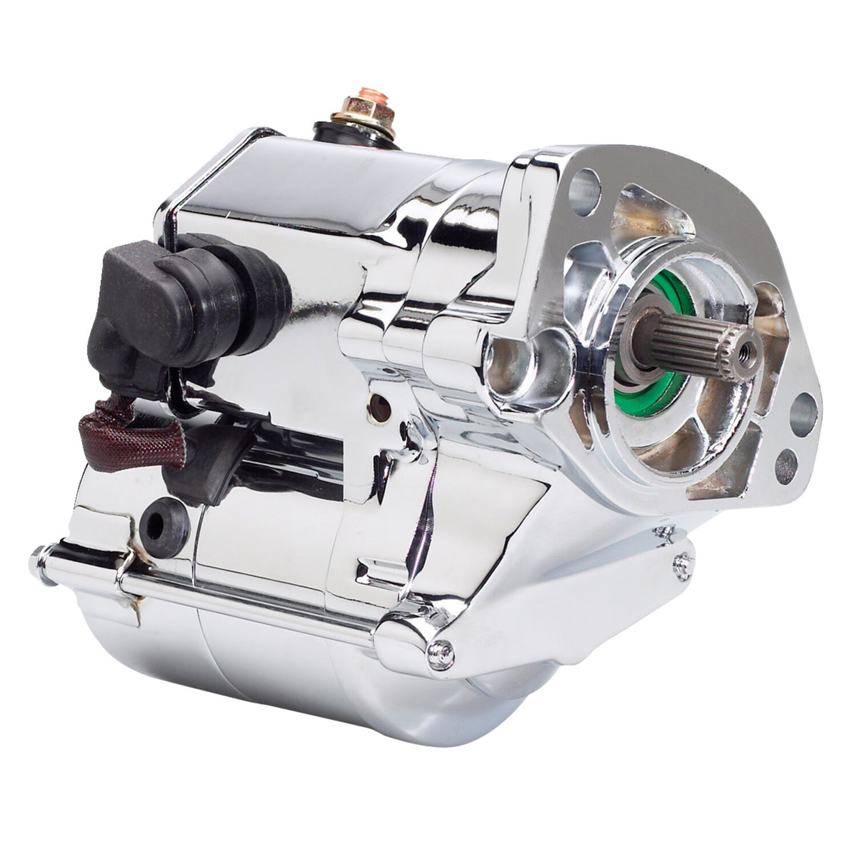 All Balls high torque starter motor 1.7KW - Chrome