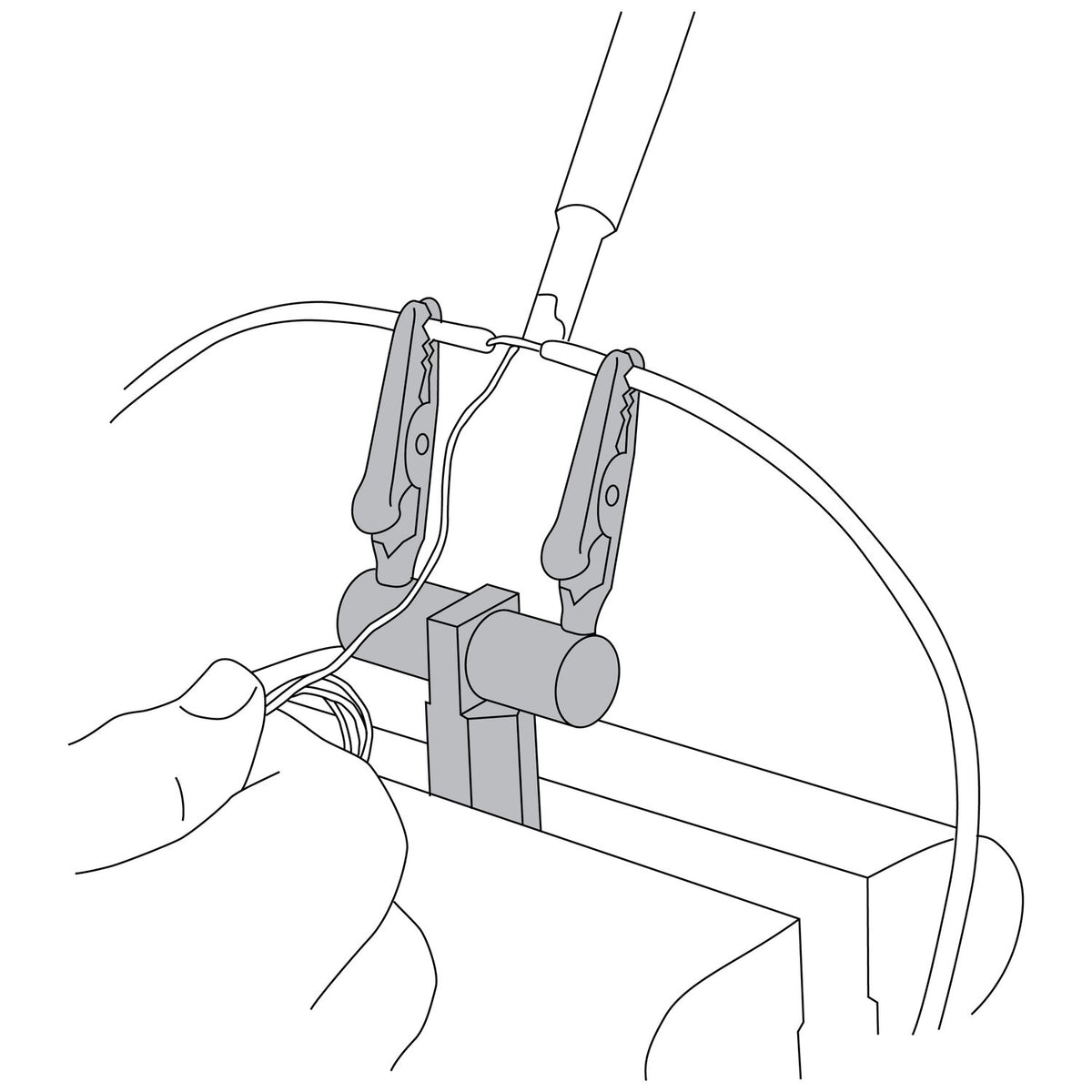 Lisle magnetic soldering clamp
