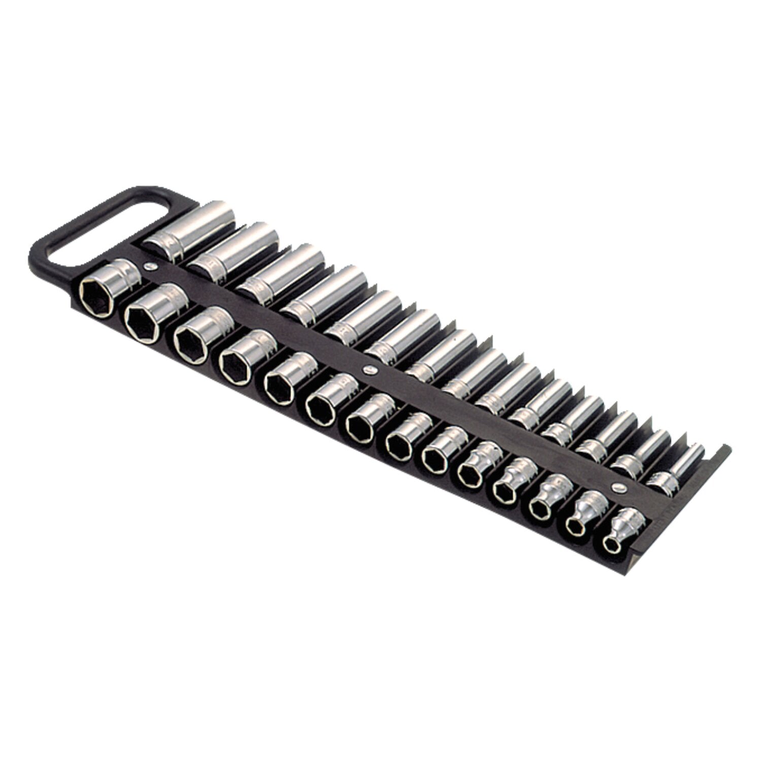 Lisle 3/8" socket holder black