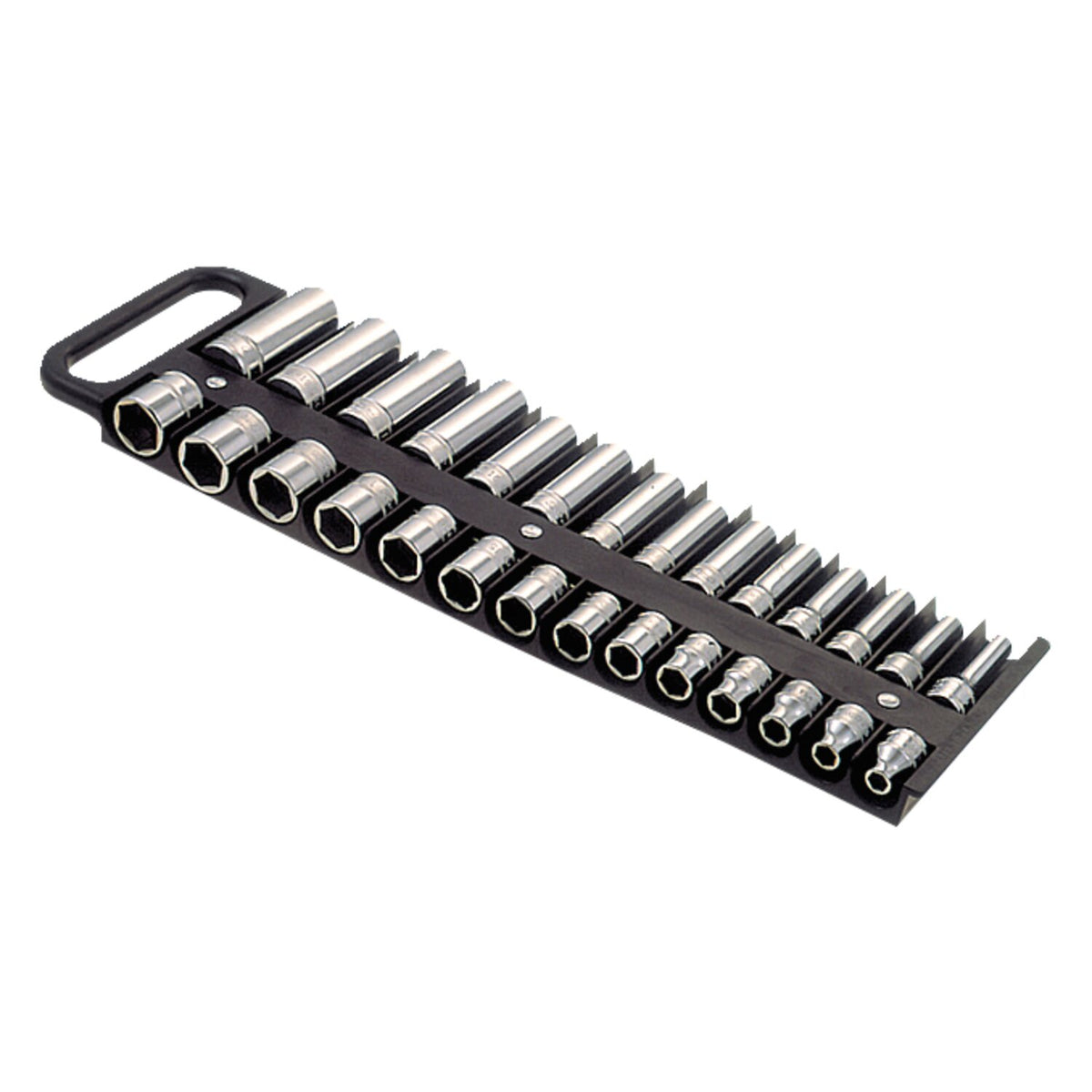 Lisle 3/8" socket holder black