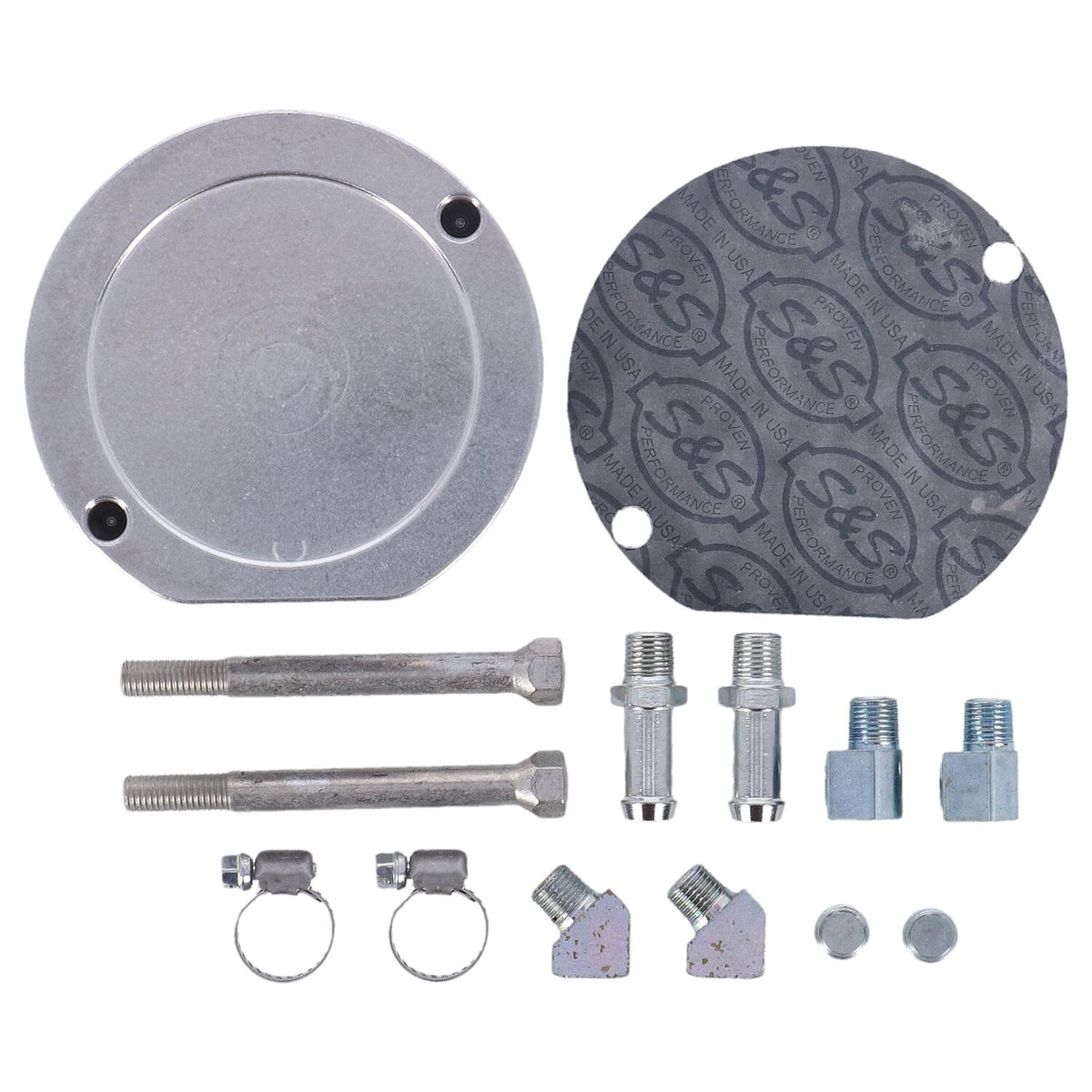 S&S XL Sportster billet oil filter mount kit - 1/4" bolts