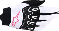 Alpinestars Stella Full Bore V2 Women's Mx Gloves - Black/White/Fluorescent Pink