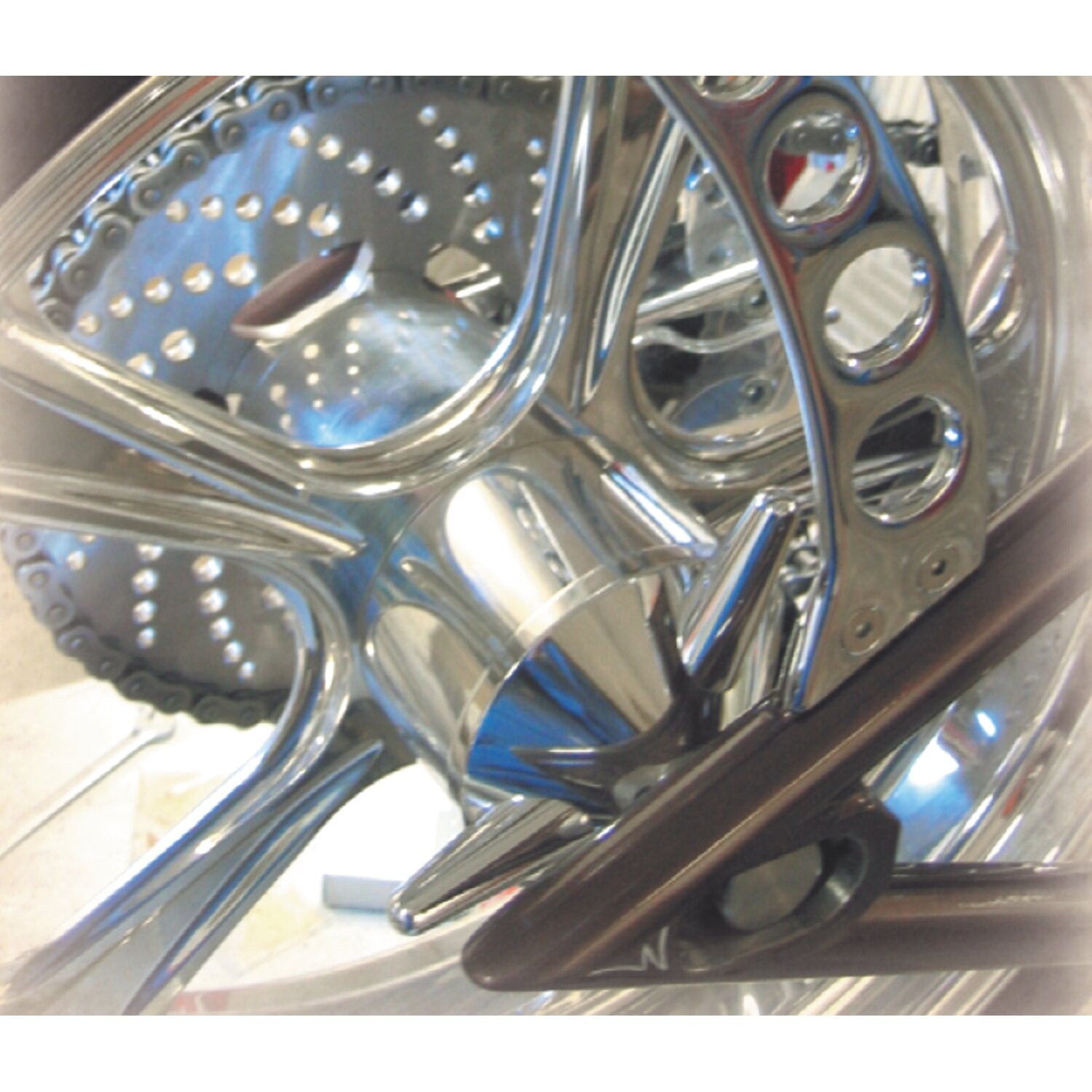 Kustom Tech spinner wheel hub cover - Aluminum