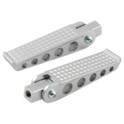 Kustom Tech cast brass knurled footpeg set - Chrome
