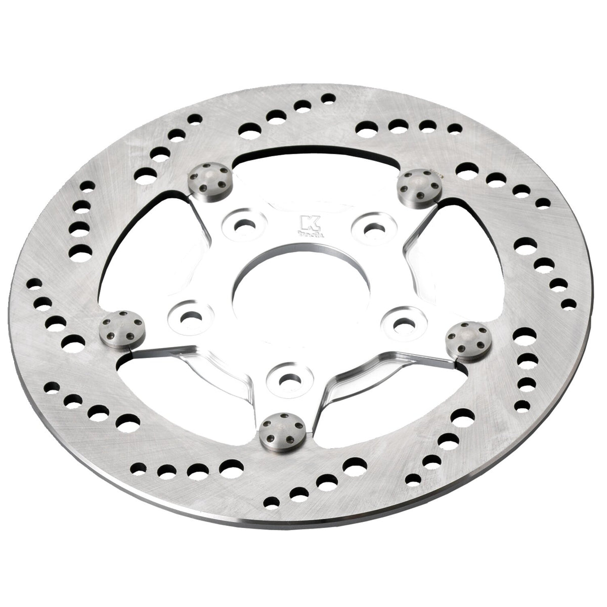 Kustom Tech K-Tech drilled brake rotor stainless steel 8-1/2 inch
