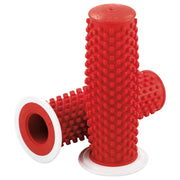 Kustom Tech K-Tech Kustom rubber grips - Red with white flange