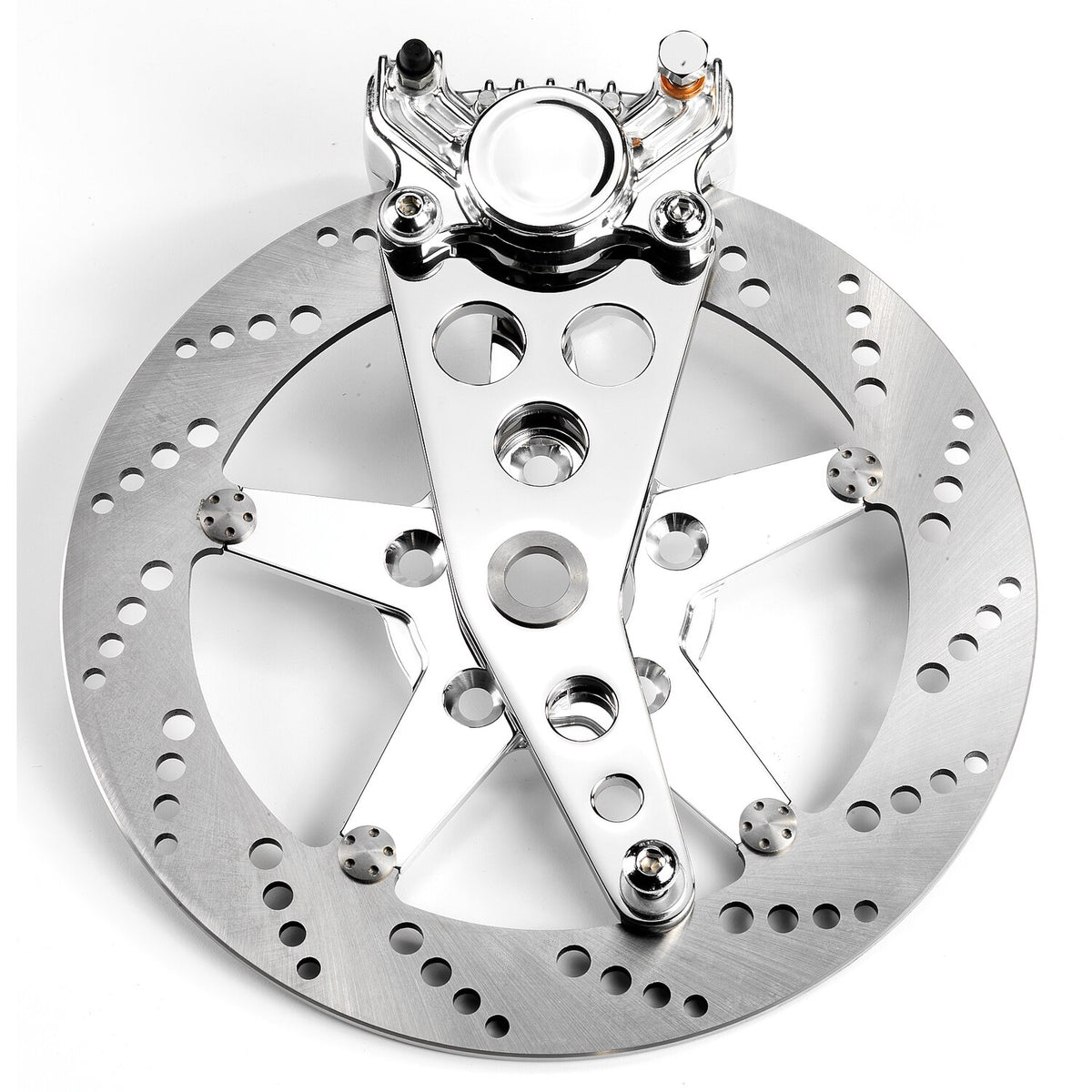 Kustom Tech K-Tech Super Freni rear caliper bracket - Polished