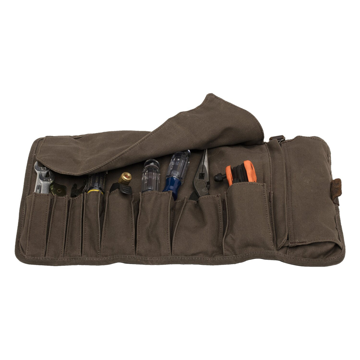 Burly Voyager tool roll - Dark oak