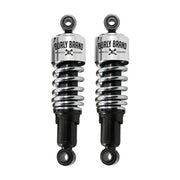 Burly Slammer 10.5" lowering shocks - Chrome