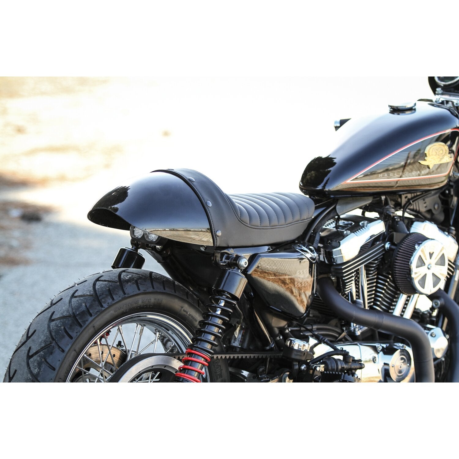 Burly Sportster cafe tail section - Paintable cowl