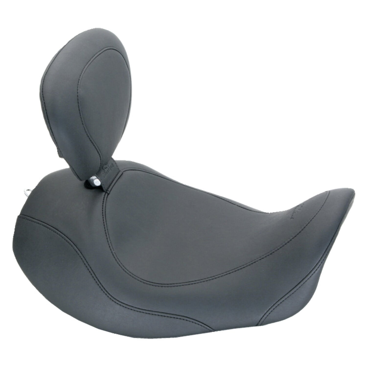 Mustang Wide Tripper Forward solo seat - With rider backrest