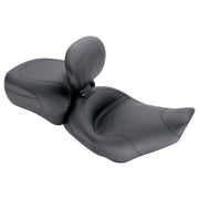 Mustang Standard Touring solo seat - With rider backrest