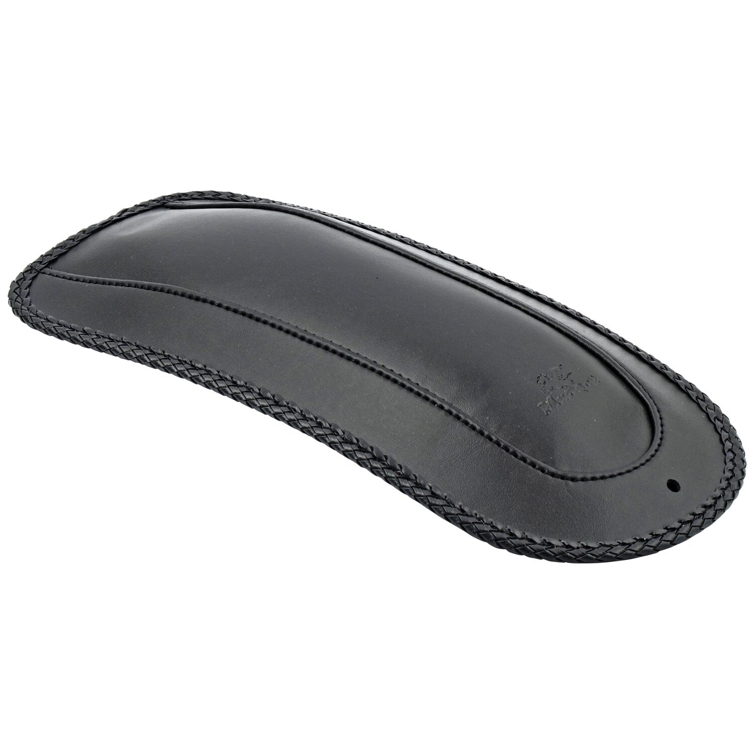 Mustang rear fender bib - Plain with braided edges