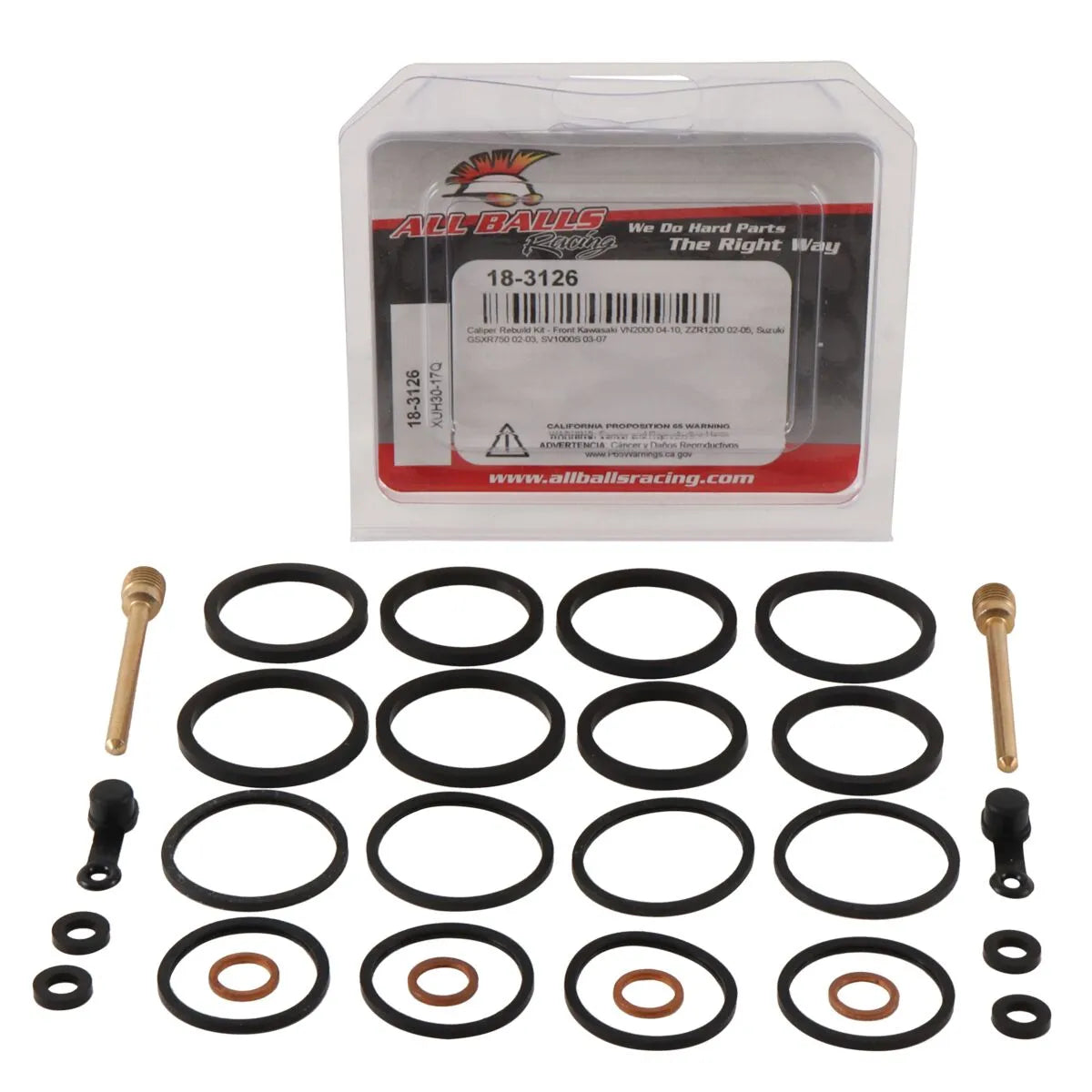 All Balls Brake Caliper Rebuild Kit Front