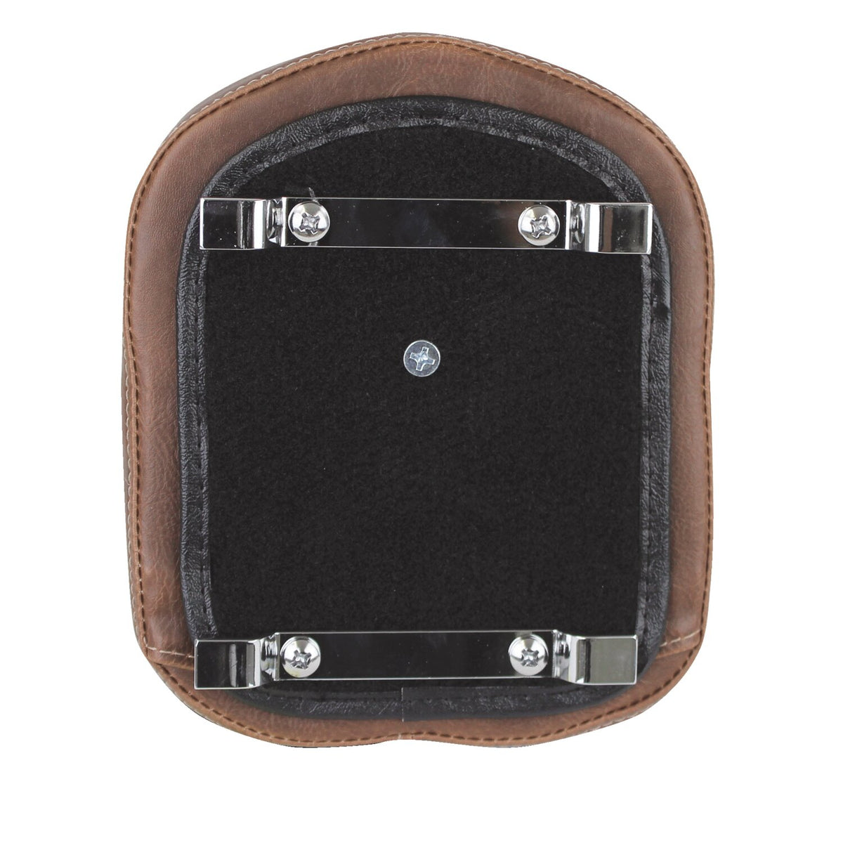 Mustang OEM style sissy bar pad - Brown - Diamond