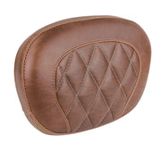 Mustang sissy bar back pad - Brown - Diamond
