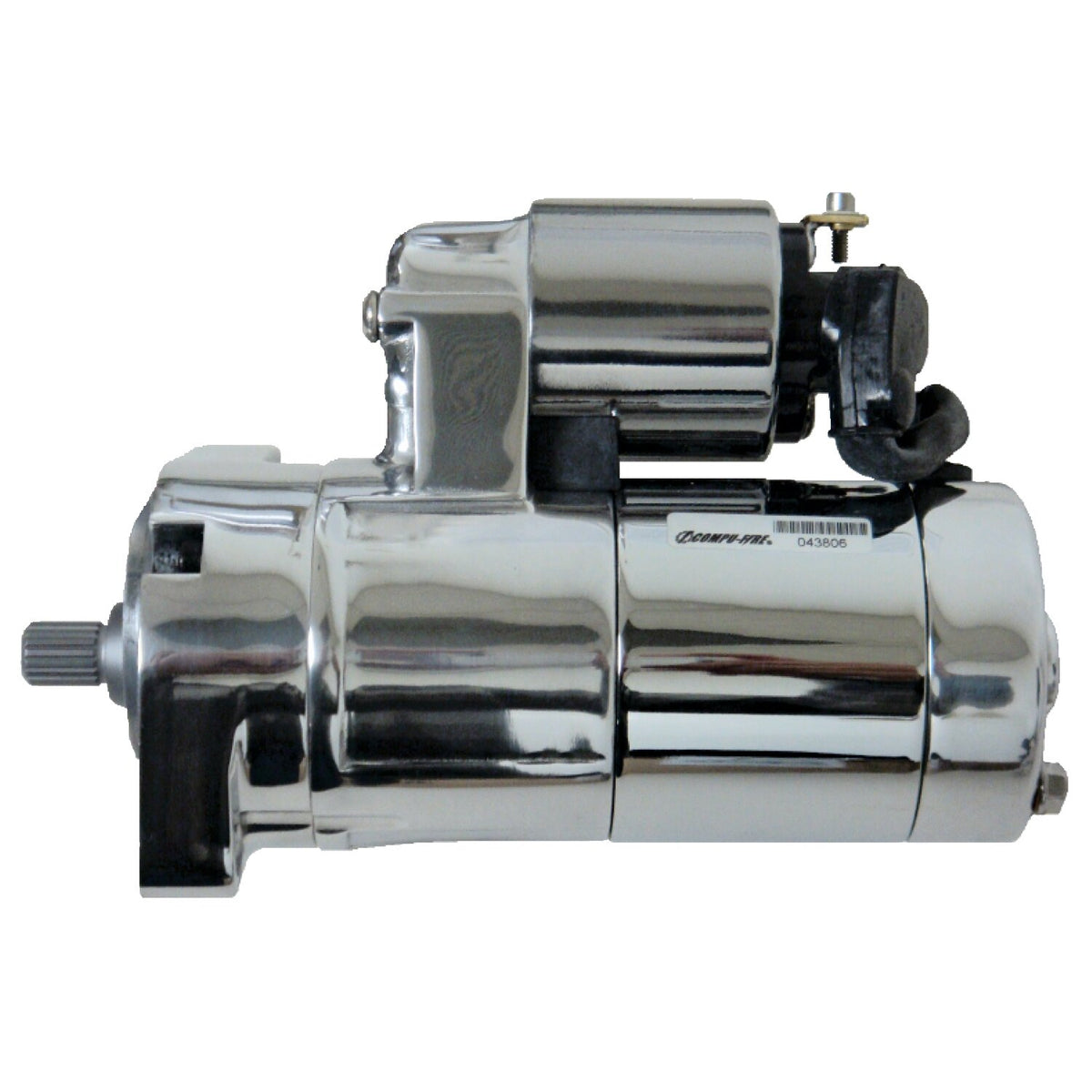 Compu-Fire GEN3 starter motor - 2.0kW - Chrome