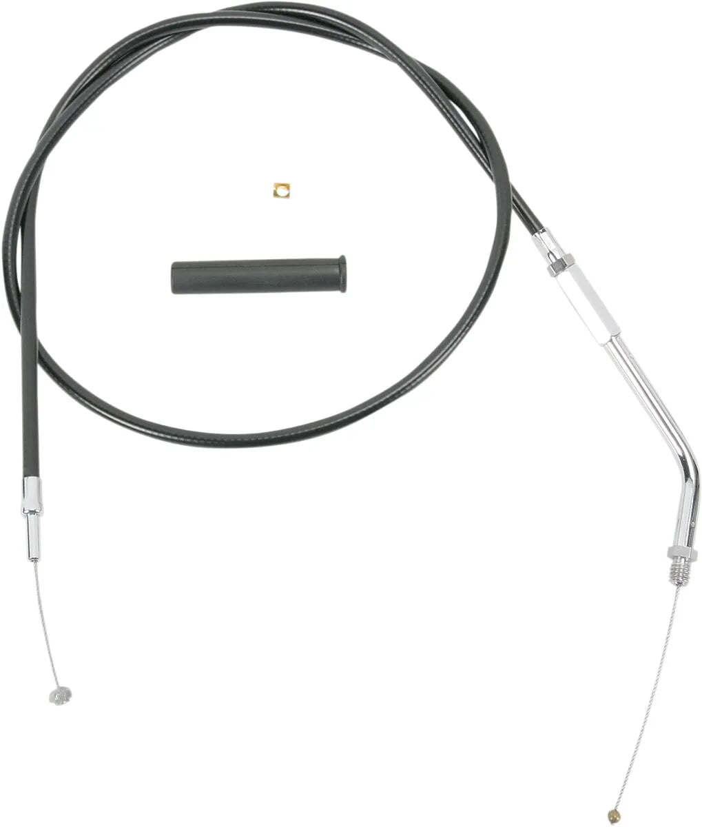 DRAG SPECIALTIES Black Vinyl Throttle Cable for Threaded
