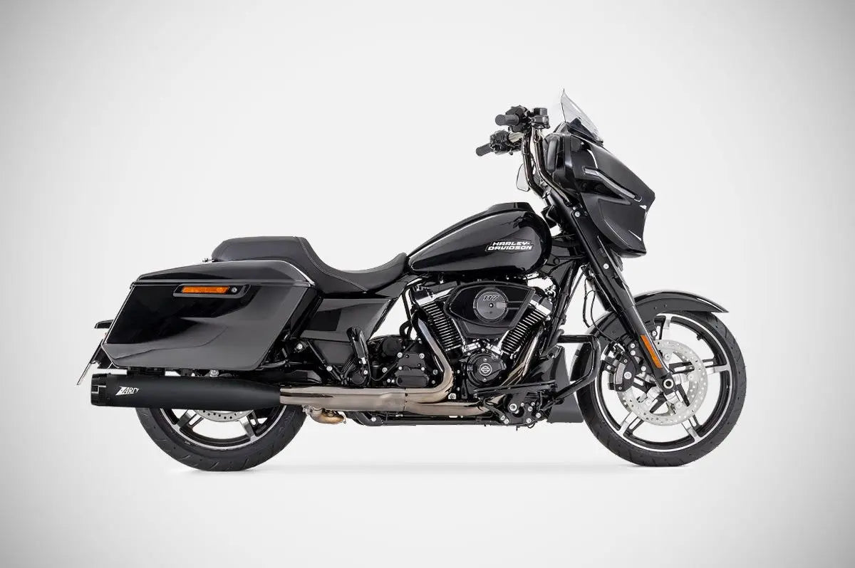 Zard 4.33" Slip-ons Flat Muffler For Hd-touring E3