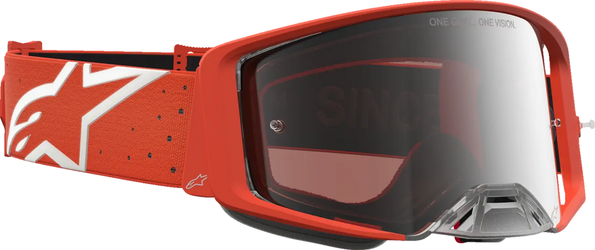 Alpinestars Supertech Vesta Goggle Orange Silver Mirror
