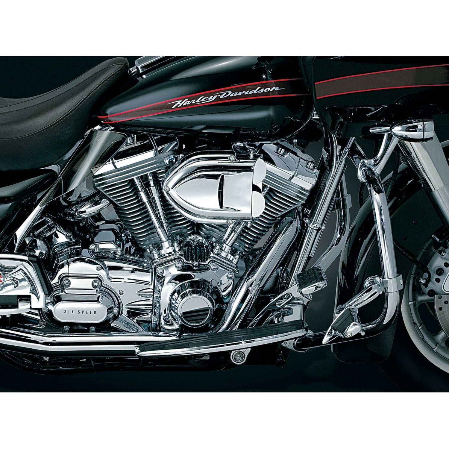 Kuryakyn Touring starter cover - Chrome