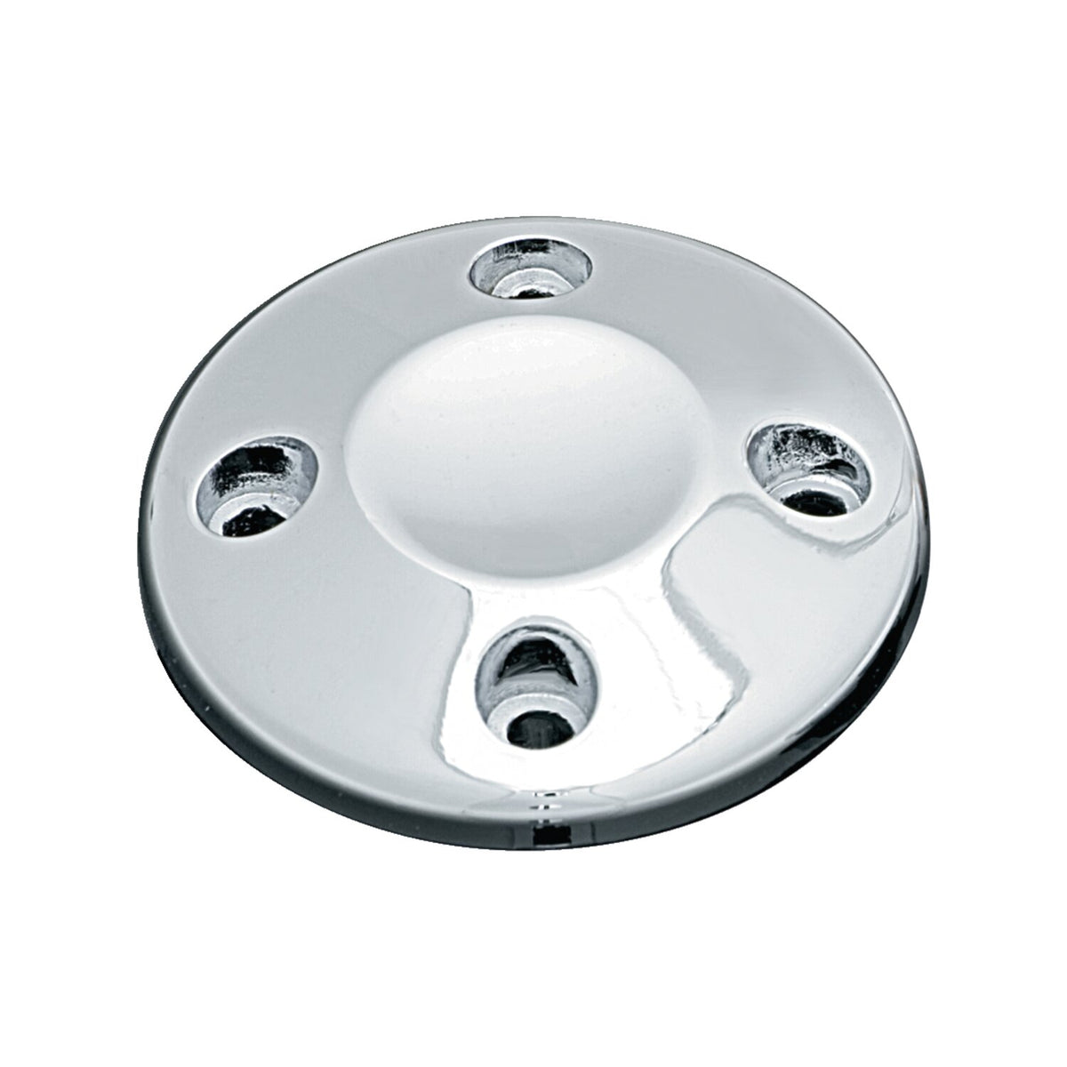 Kuryakyn ISO-grip end cap - Smooth - Chrome (ea)