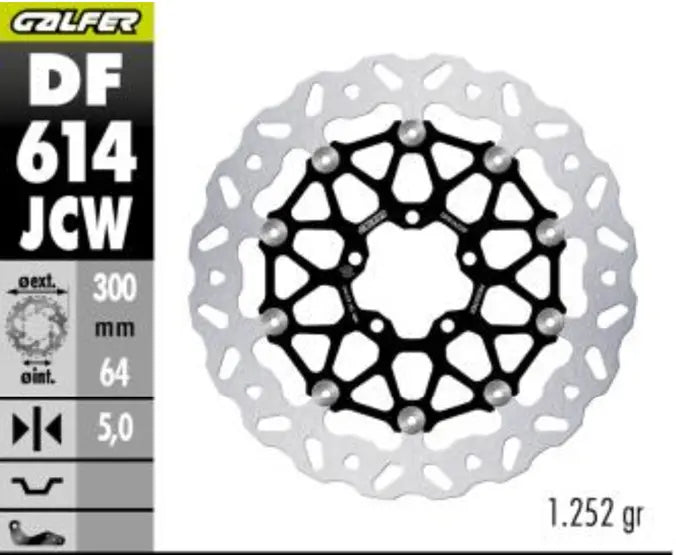 Galfer Floatech Wave Front Brake Rotor
