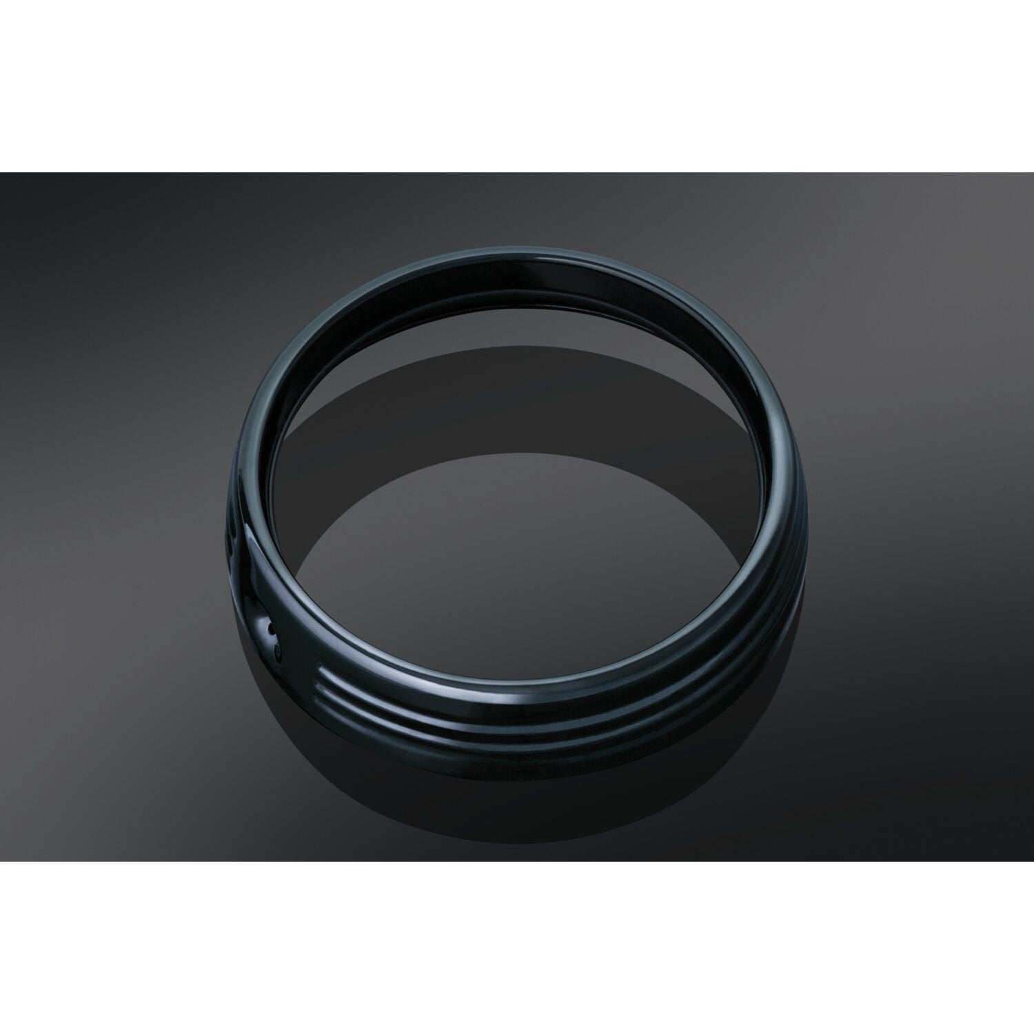 Kuryakyn 7" headlamp trim ring - Gloss black