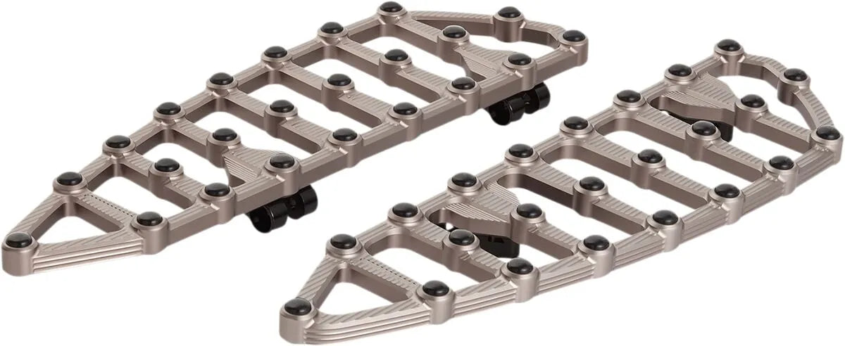 Arlen Ness Mx Billet Floorboards - Silver