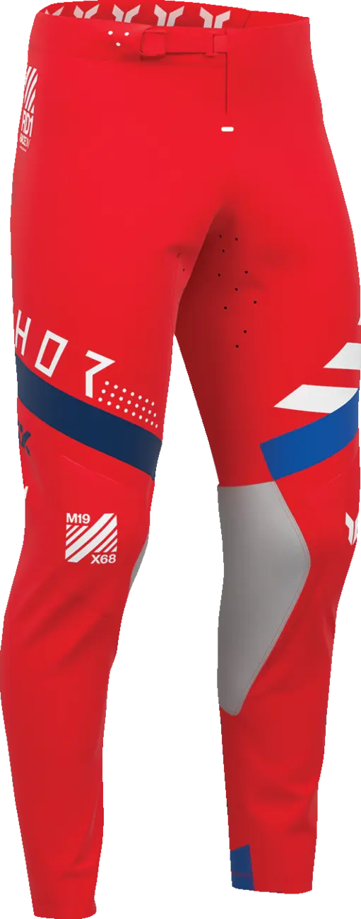 Thor Sportmode Synth Pants - Blue/Red/White